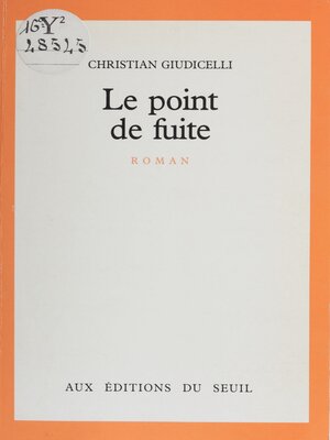 cover image of Le Point de fuite